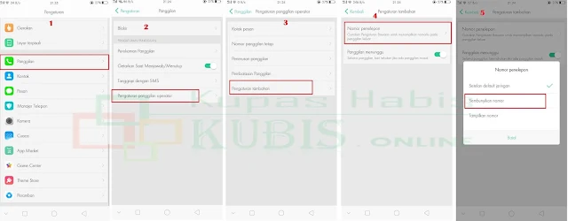2 Cara Nelpon Pake Nomor Pribadi (Telkomsel, XL, Axis, Indosat) Di HP Oppo
