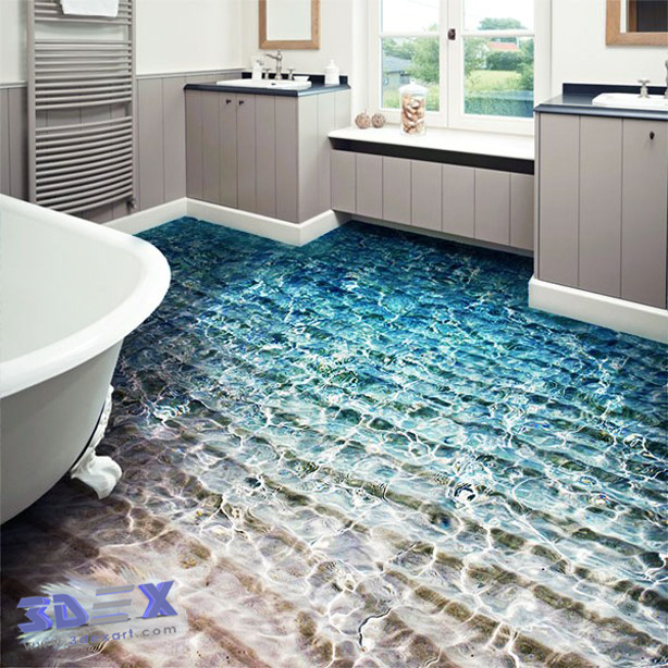 How to get 3D epoxy flooring in your bathroom in detail?