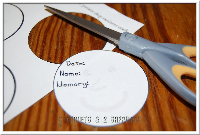 3 Garnets & 2 Sapphires: DIY "Year of Smiles" Mod Podge Craft (Free