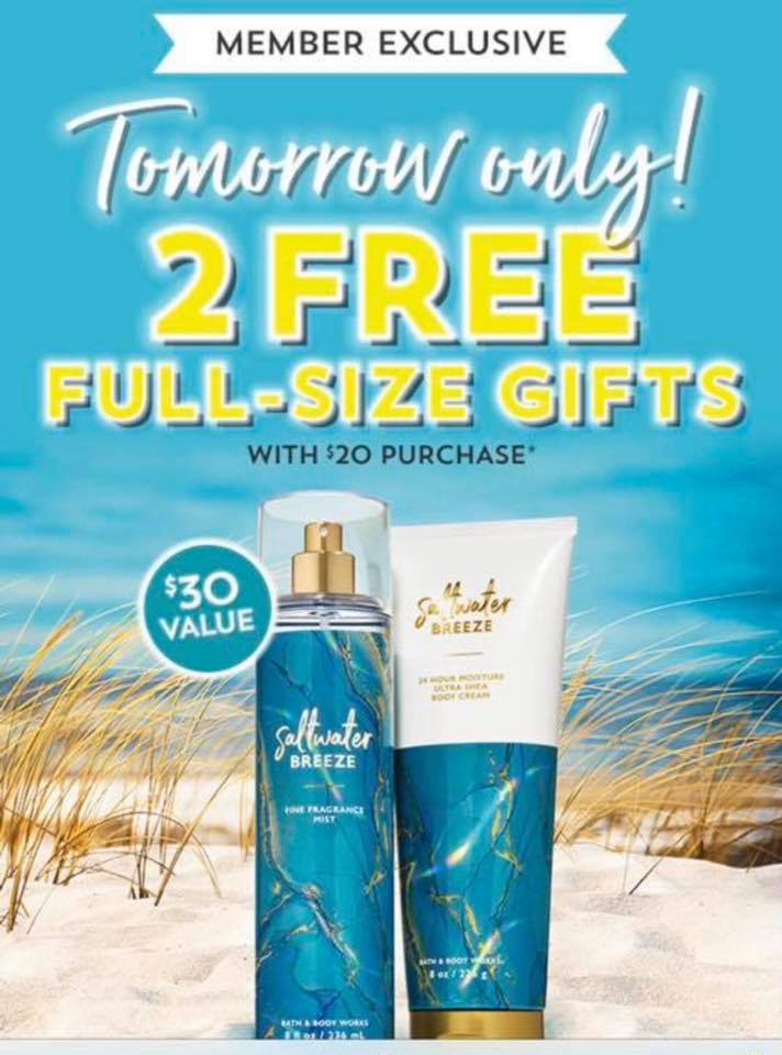 Life Inside the Page Bath & Body Works Members Reward APP Variable