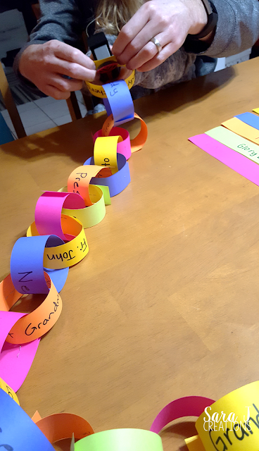 Lenten prayer chain to help kids countdown the days of lent but also build their prayer life