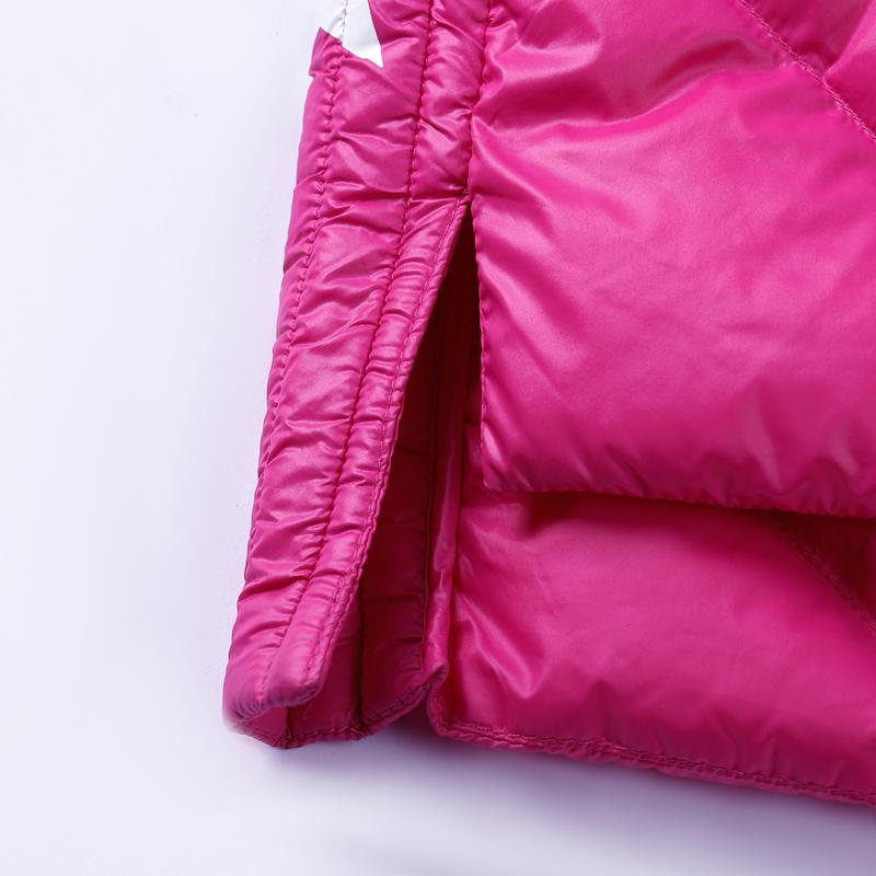 Áo Khoác Thu Đông Bé Gái Phao Tay Dài Trơn - BCOBI 157179 7 8 95