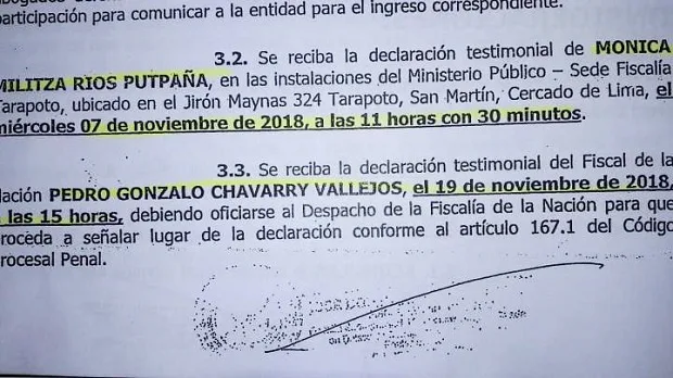 Fiscal Domingo Pérez cita a Chávarry para el 19 de noviembre por Keiko Fujimori