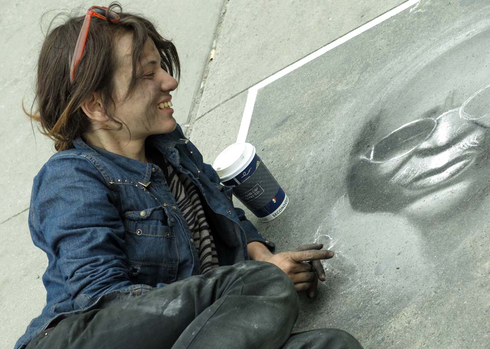 Toronto Grand Prix Tourist A Toronto Blog Chalk Chick in action A