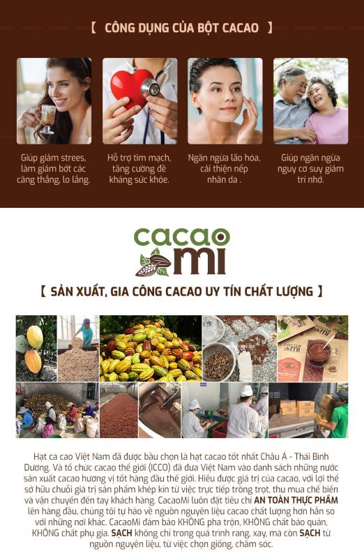 Bột Cacao Cafe Hòa Tan Cacaomi Thượng Hạng 357g