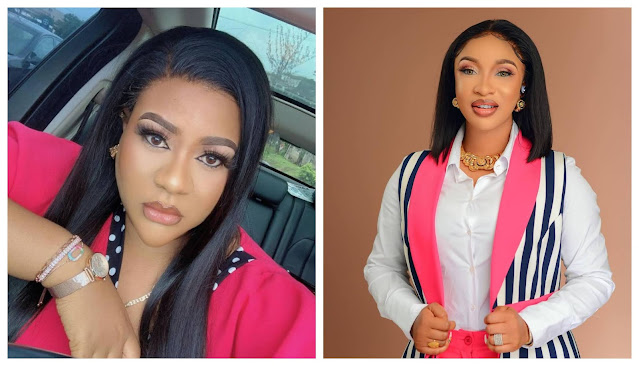 Her only Crime was to want to be loved as hard as she loves– Actress, Nkechi blessing reaches out to Tonto Dikeh over her breakup with Prince Kpokpogri