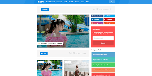 In SEO Pro Responsive Blogger Template