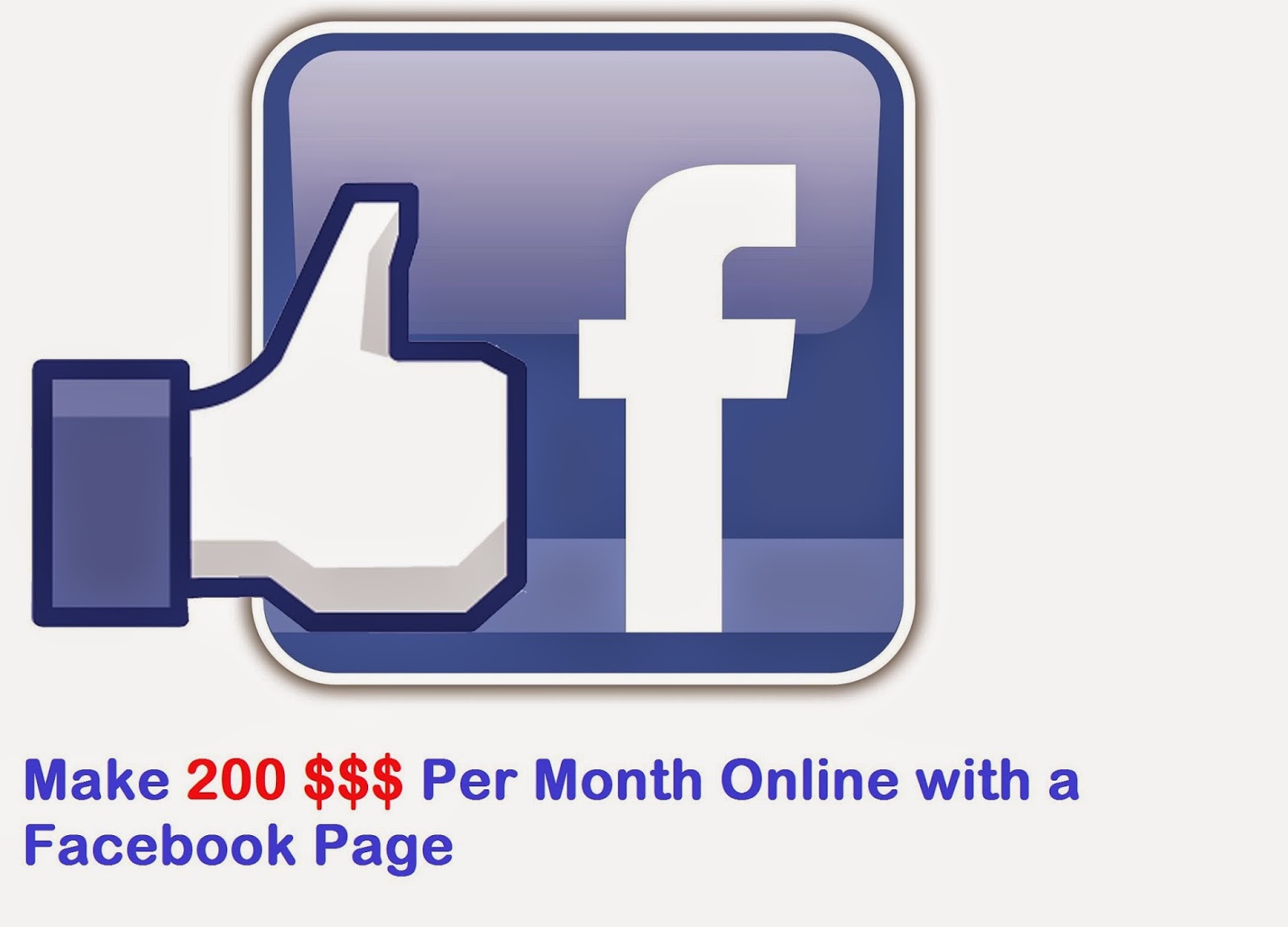 make money online with a facebook page