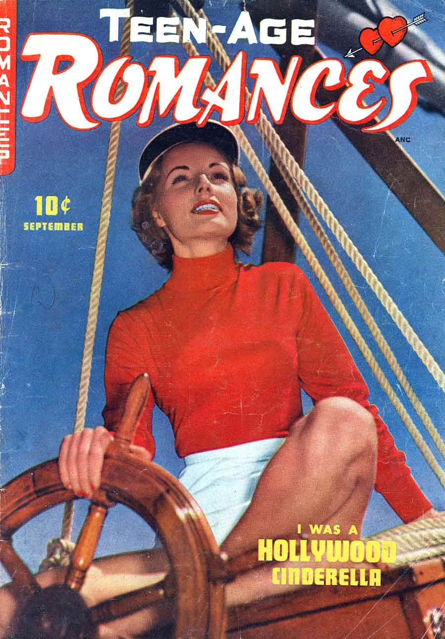 Teen-age Romances #5 golden age romance comic book cover