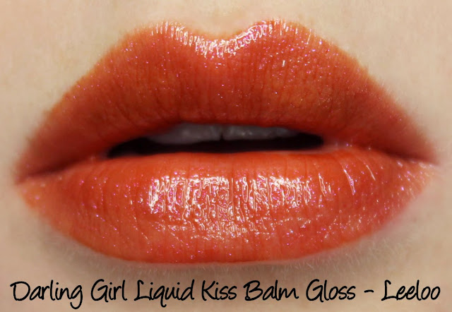 Darling Girl Liquid Kiss Balm Gloss - Leeloo Swatches & Review