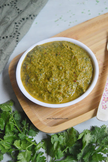 Coriander Mint Chutney Recipe | Kothamalli Pudina Chutney Recipe