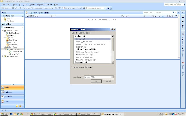 Technology At Work To Add New Folder unread Mail Folder To The Technology At Work To Add New Folder unread Mail Folder To The