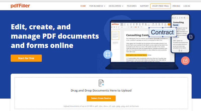 Use PDFfiller to work better with PDF files