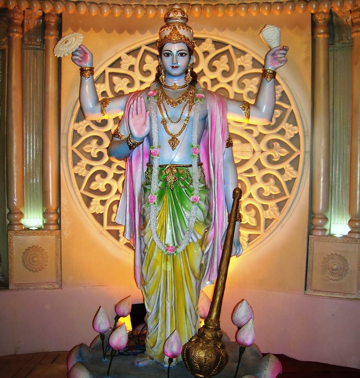 Lord Vishnu THE HINDU PORTAL Spiritual heritage Rituals and Practices