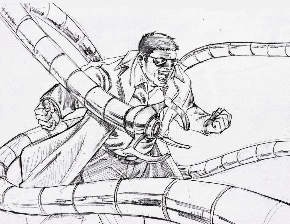 MANVSDOCTOR OCTOPUS Coloriage Spiderman New Coloring  Coloriage en Ligne