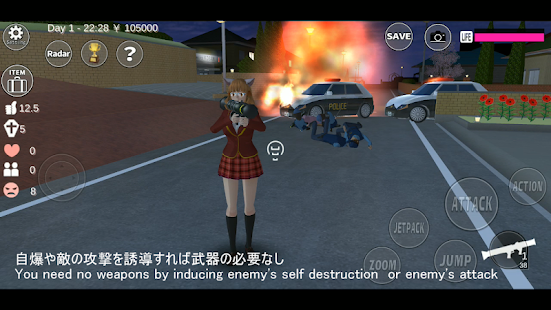 Descargar SAKURA School Simulator MOD APK 1.036.07 (Dinero ilimitado, Todo Desbloqueado) Gratis para Android 7
