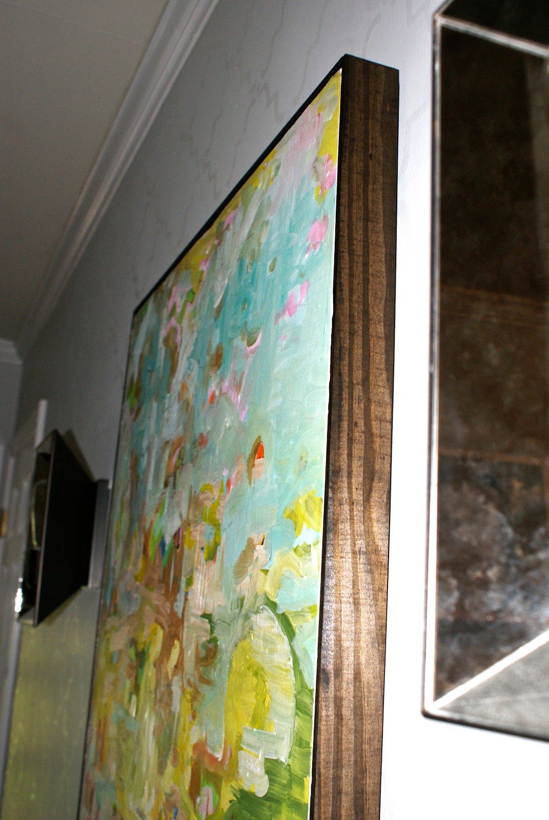 Some Like A Project A Modern, Inexpensive DIY Frame for Canvas Art