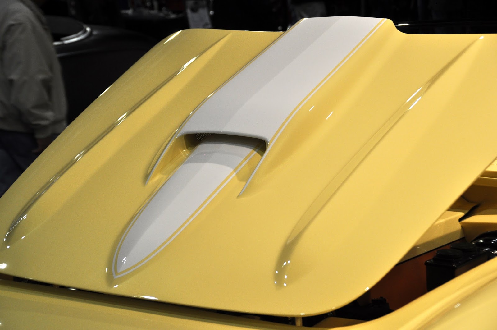 Just A Car Guy well done stinger hood scoop made to scale for a 1st