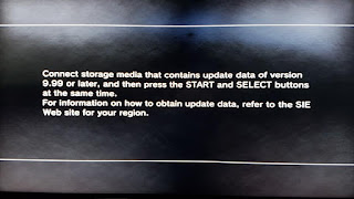 Cara Mengatasi Error Update PS3 CFW 9.99