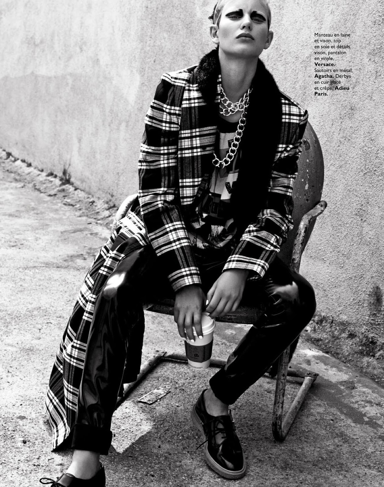 punk solaire: ellinore erichsen by david roemer for grazia france 30th ...