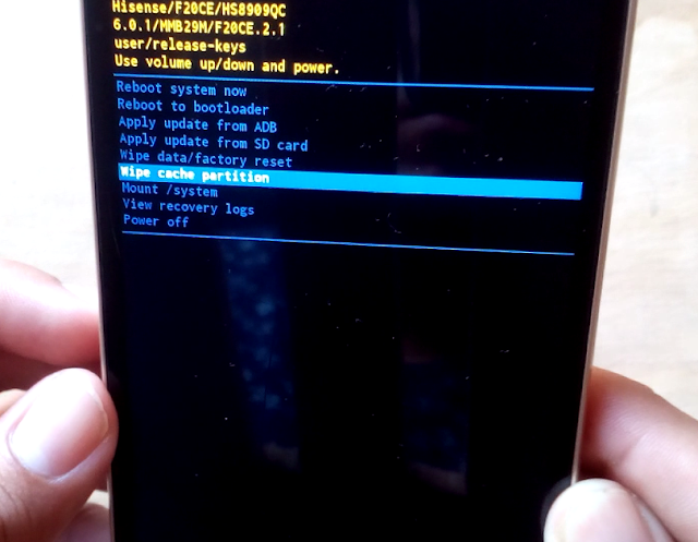 reiniciar celular hisense f20 a modo fábrica