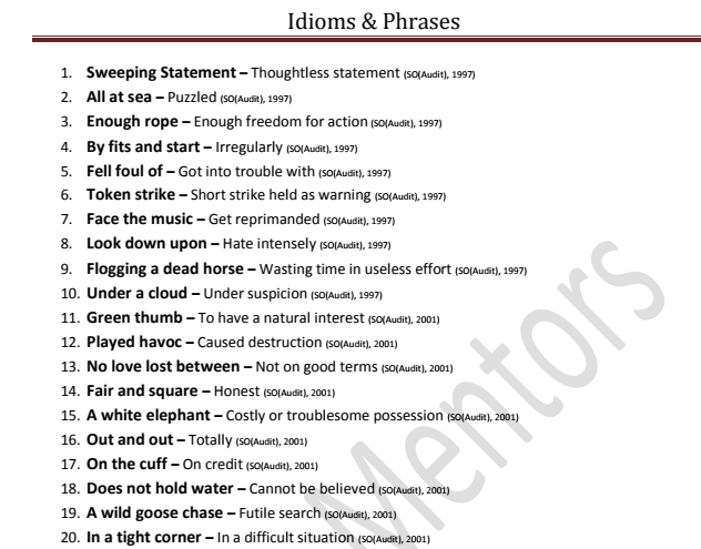 idioms and phrases pdf download