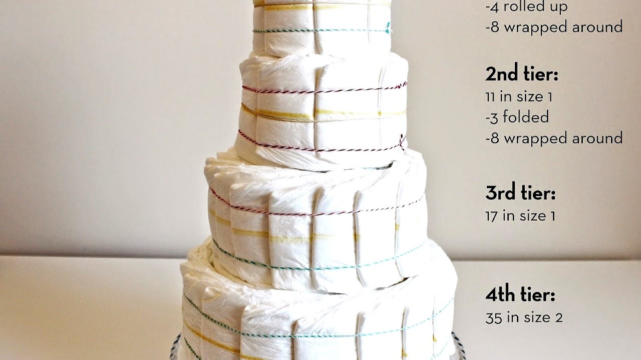 How Many Diapers Are In A Diaper Cake Diaper Choices