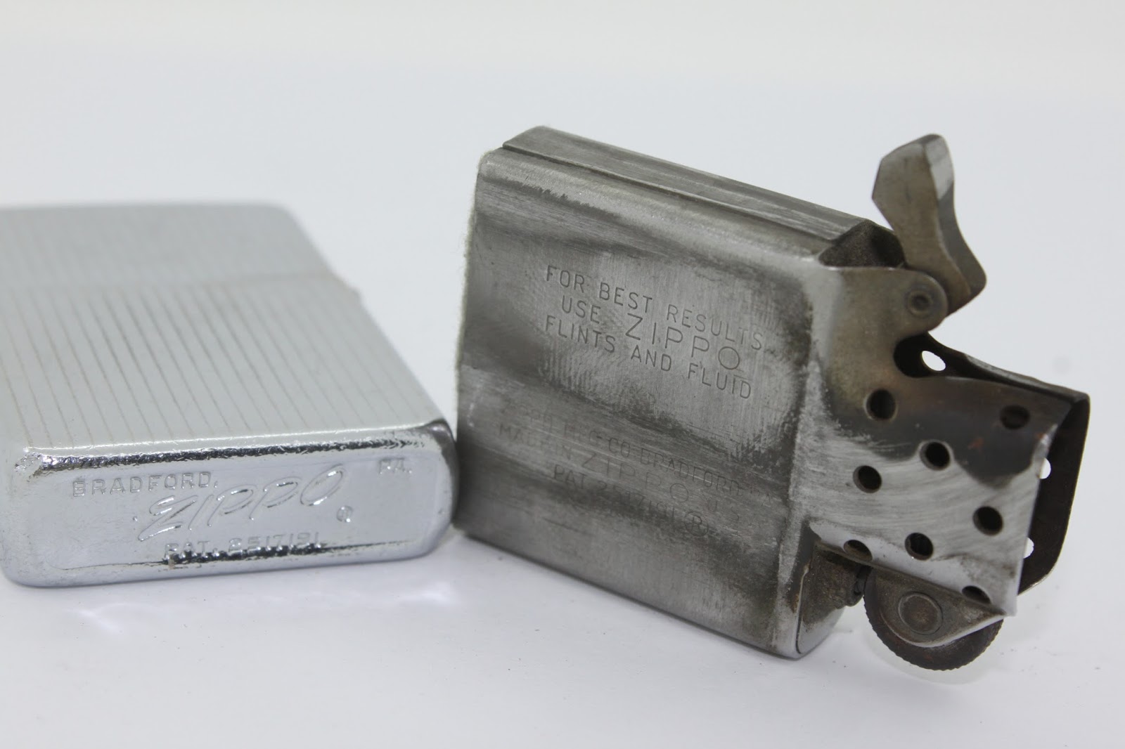 ziq ZIPPO collections ORIGINAL ZIPPO VINTAGE LIGHTER YEAR 1965 CODE 1018