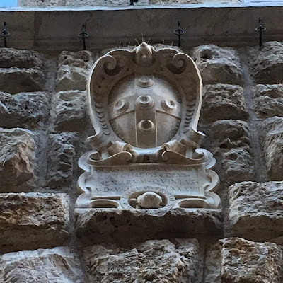 Siena: Palazzo delle Papesse - Stemma Ascanio Piccolomini