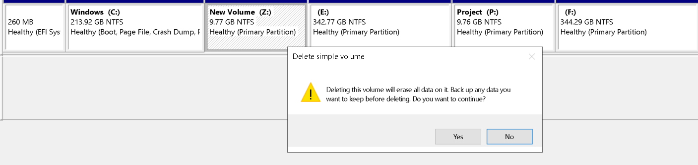 Extend volume drive c