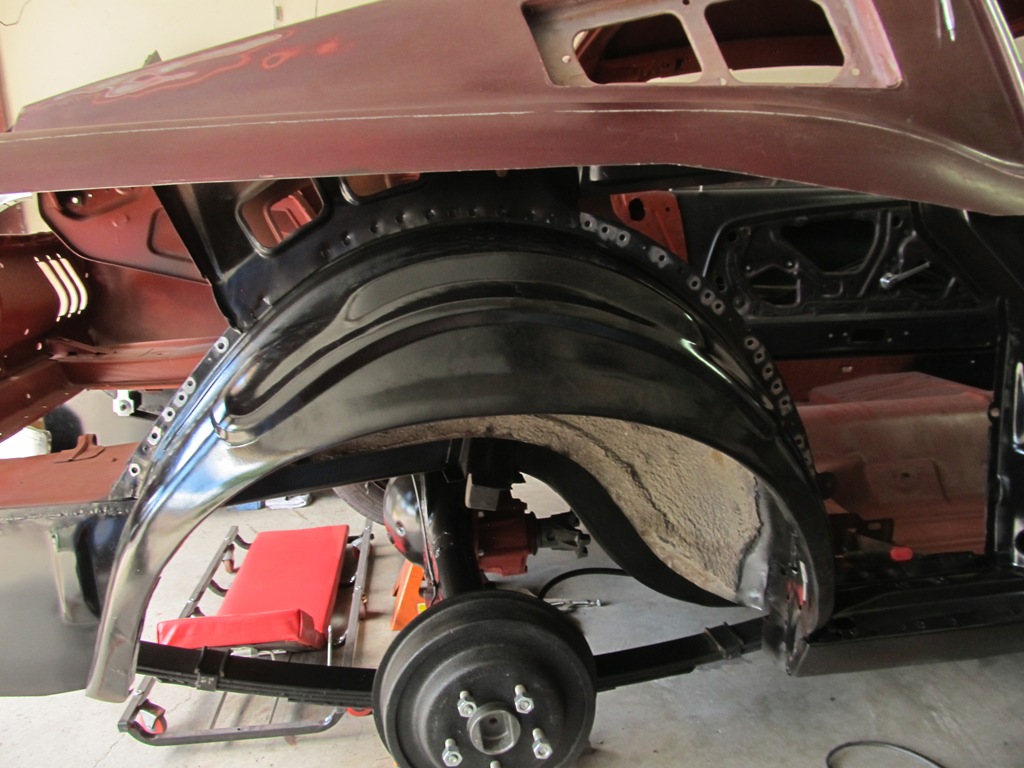 Installing the new Outer Wheelhouse