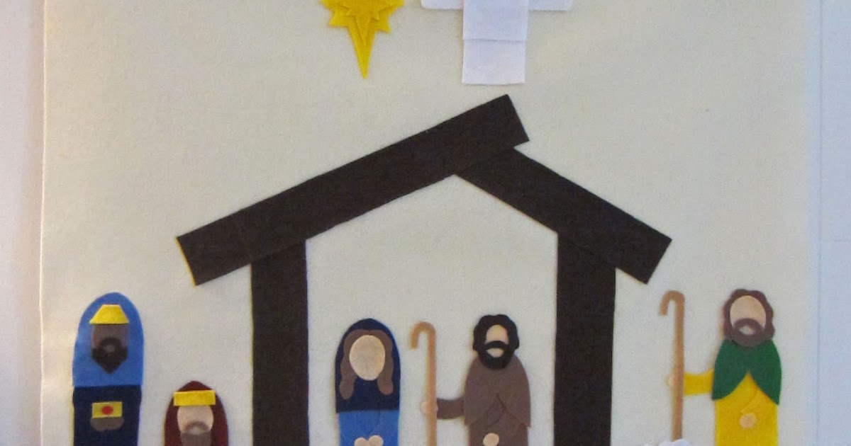 Sweet Little Ones DIY Felt Nativity Scene