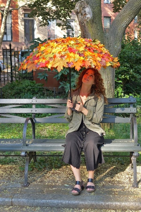 Stay Dry In the Rain or Cool In the Sun With the Fall Foliage Umbrella