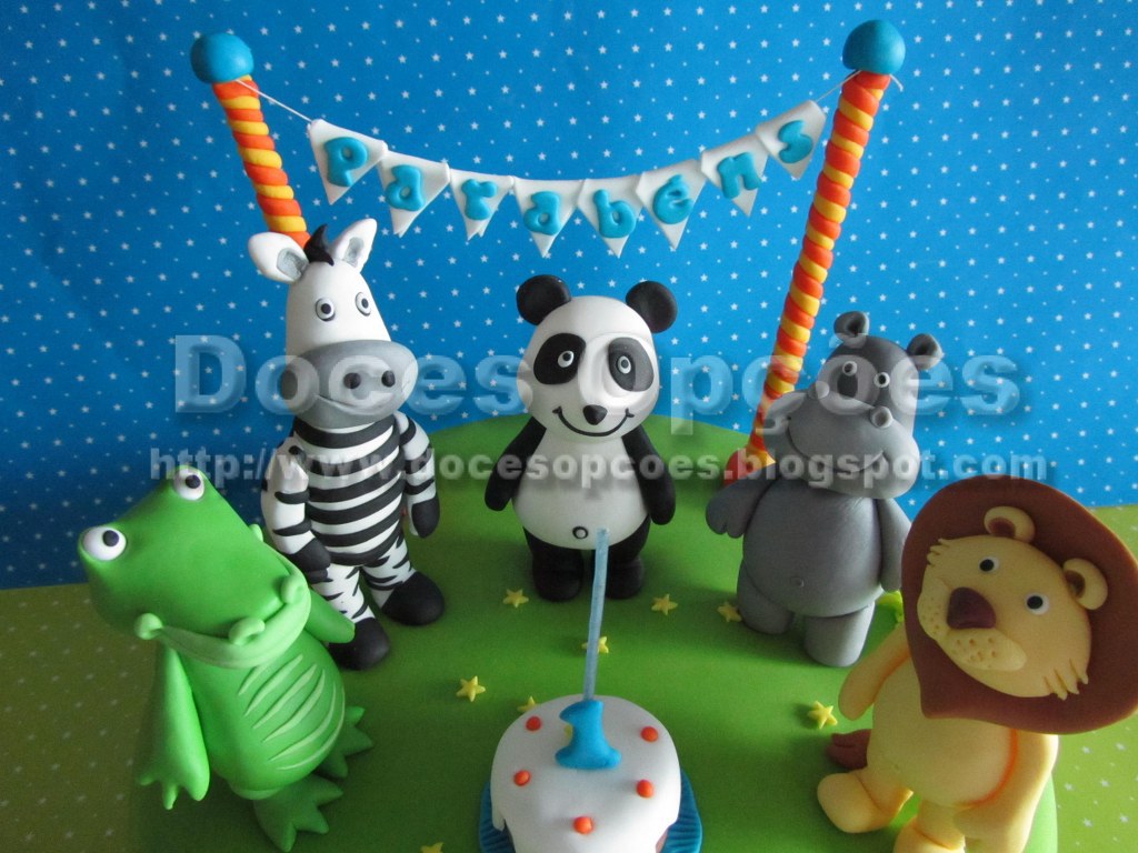 Doces Opções: Panda e os amigos para o aniversário do Simão
