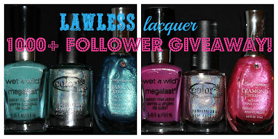 Lawless Lacquer's 1000+ Follower Giveaway!