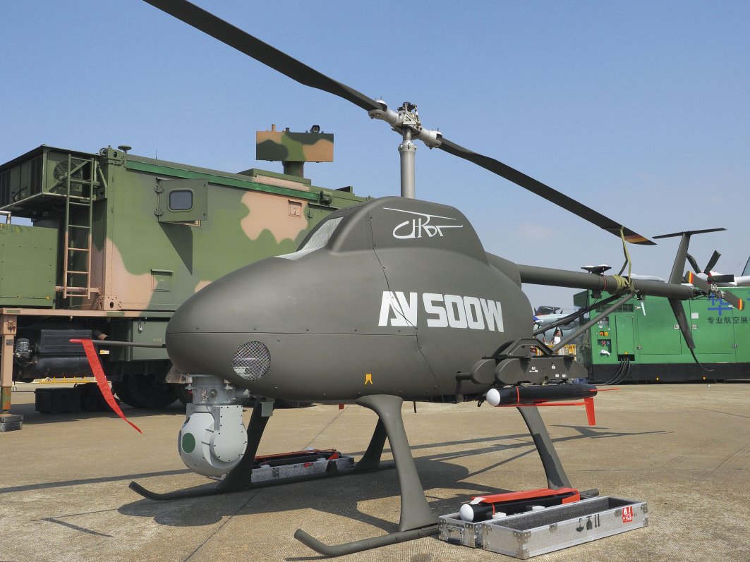 Unmanned Combat Helicopter AV500W Errymath