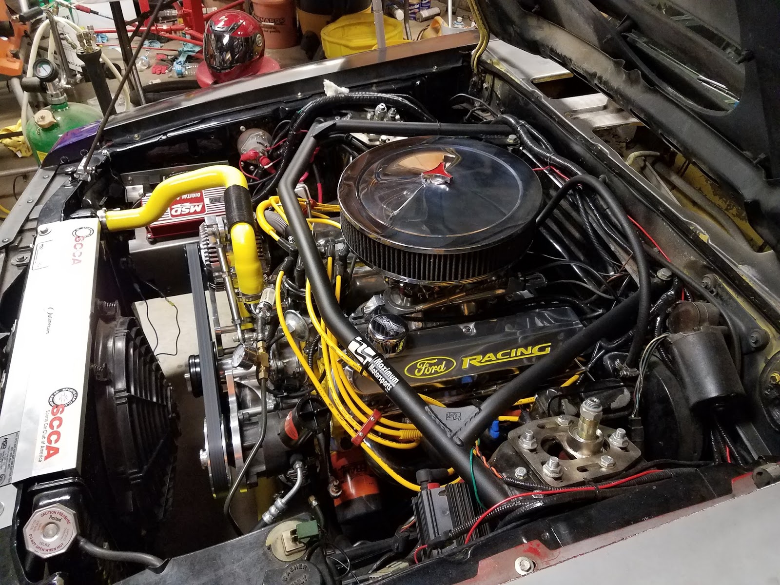 Fox Body Mustang Restoration Ford Racing Slant Edge Valve Covers