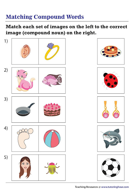 Worksheets: Compound Words Activity - Cikgu Share