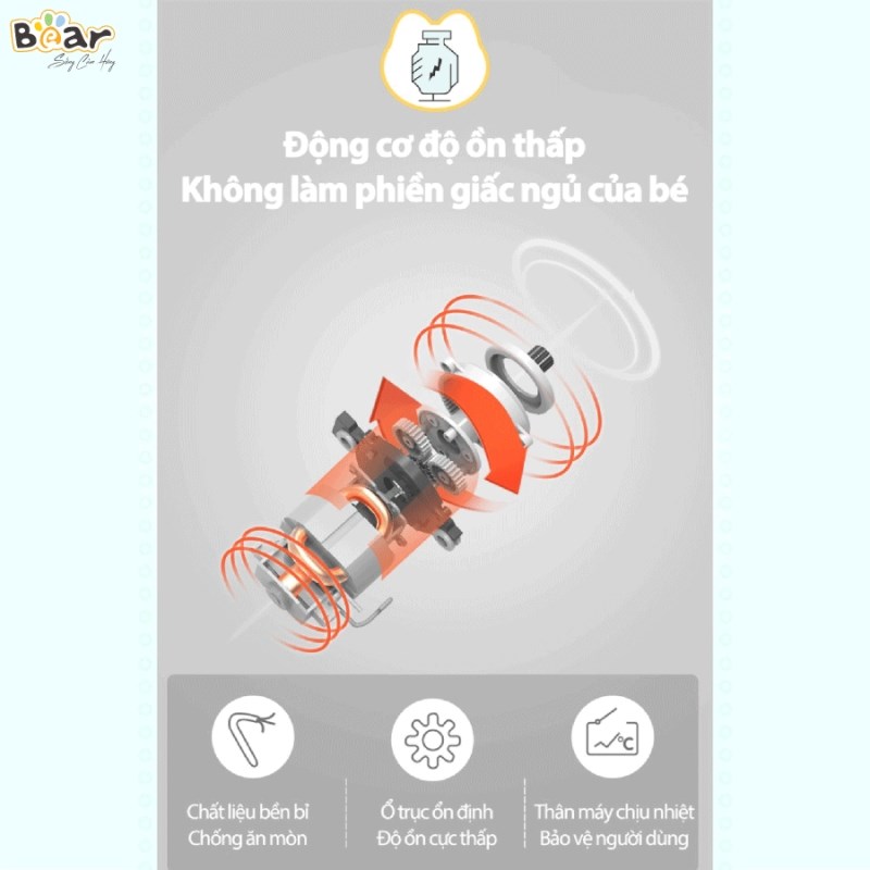 Máy xay thực phẩm Bear QSJ-B01P1 - Blue 38 may xay an dam bear qsj b01p1 24