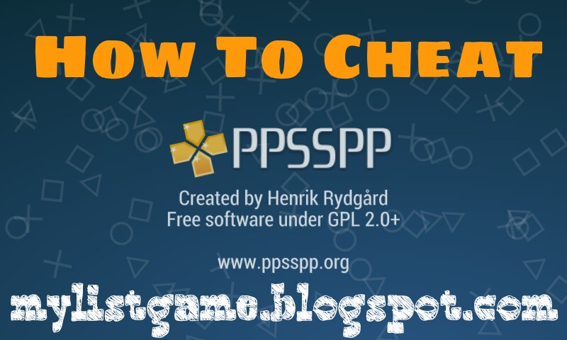 how to add cheats to ppsspp how to add cheats to ppsspp