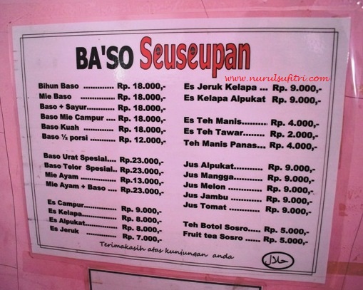 daftar harga wisata kuliner bakso seuseupan di kota hujan bogor nurul sufitri mom lifestyle blogger traveling