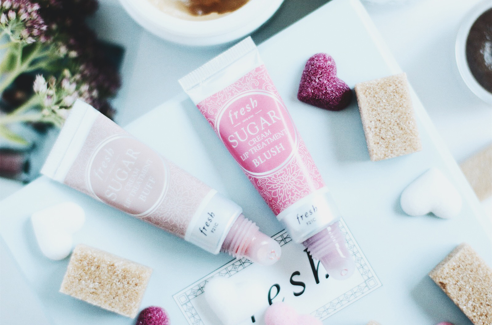 fresh sugar cream lip treatment buff blush baume à lèvres teinté avis test swatches