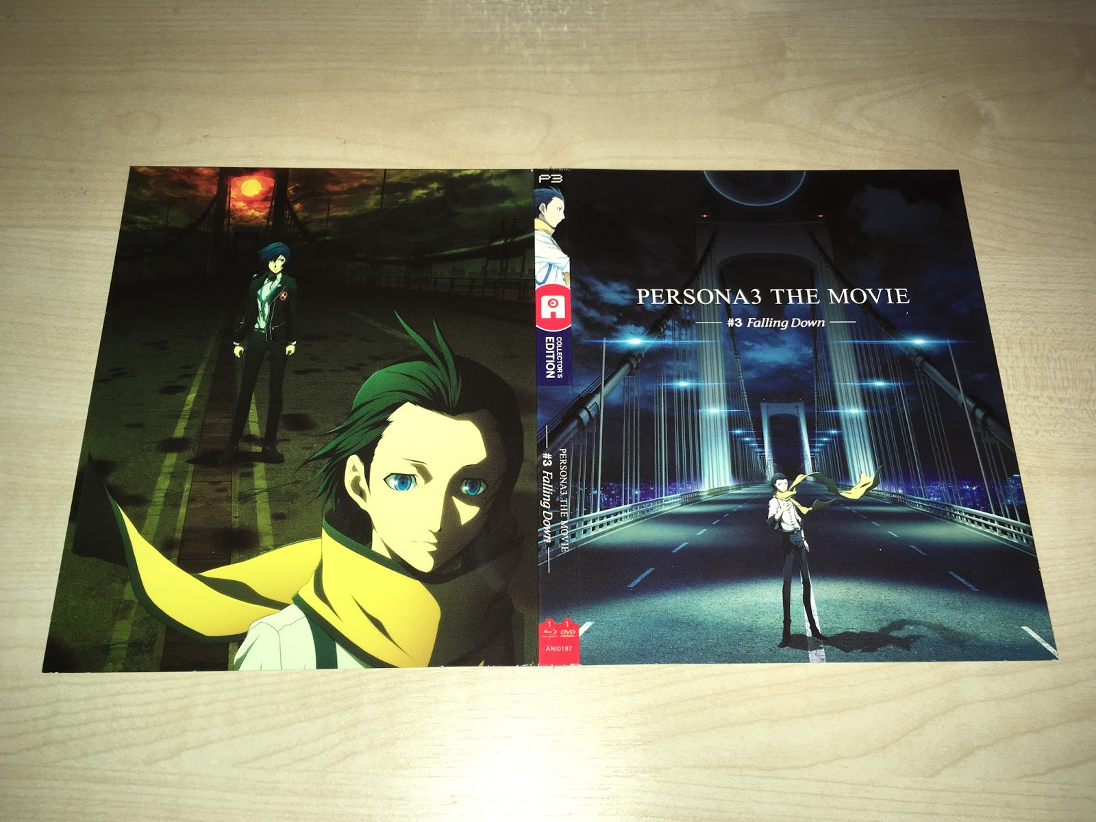Unboxing Uk Persona 3 The Movie 3 Falling Down Collector S Edition Dvd Portal Bj