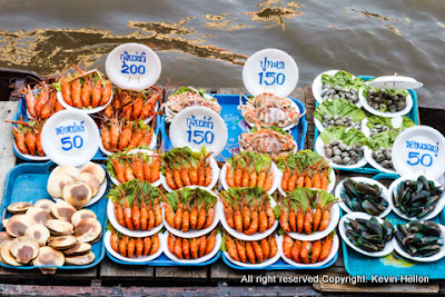 Seafood, Amphawa, Samut Songkhram, Thailand