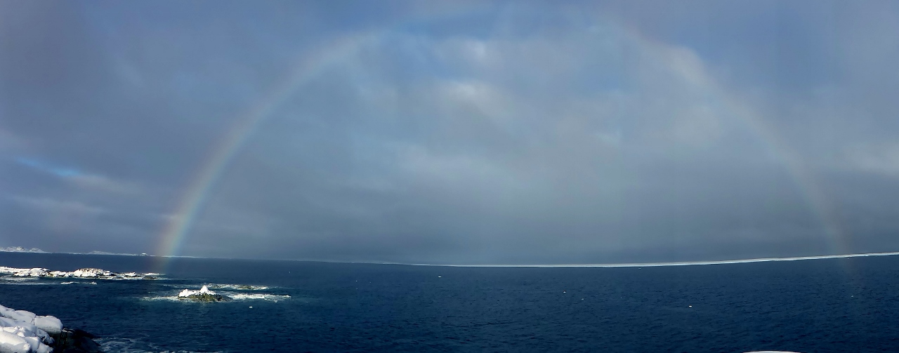 Antarctic rainbow...