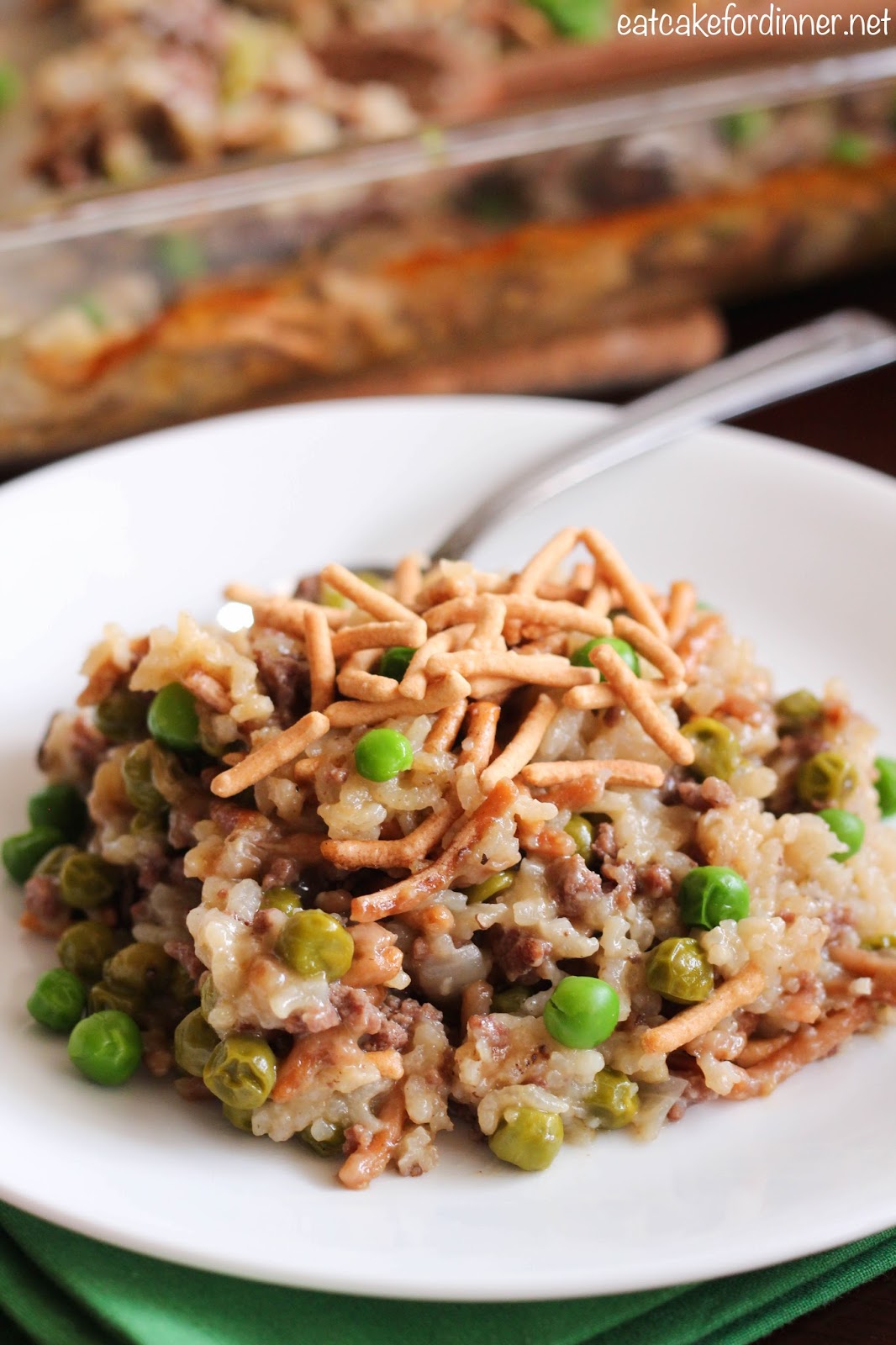 Eat Cake For Dinner Chinese Noodle Hamburger Casserole