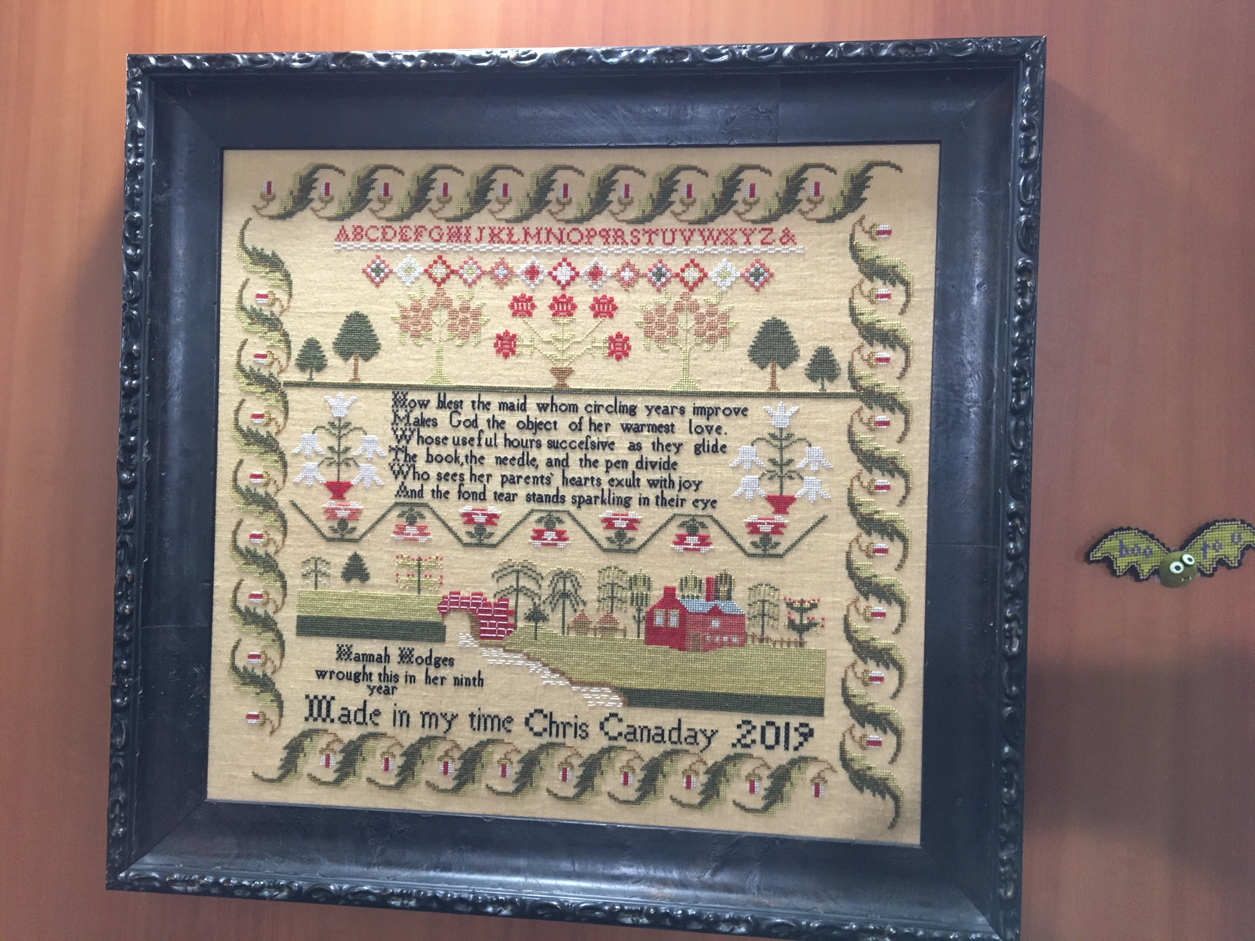 Alphabet Stitcher Needlework Galleria Day 2