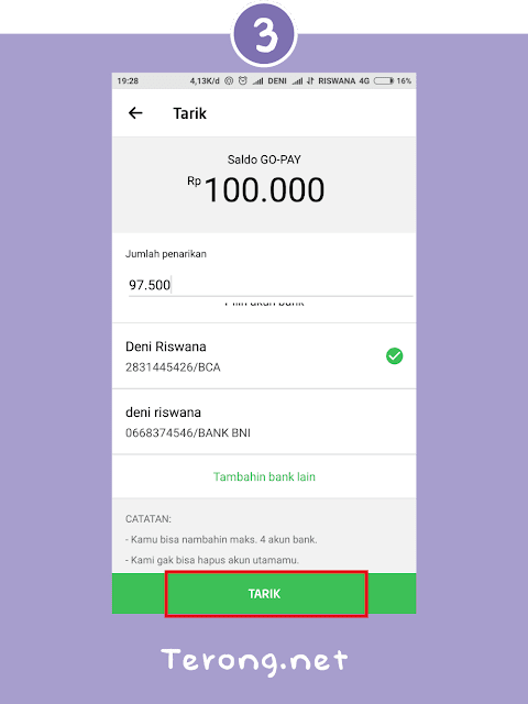 Cara Mencairkan Saldo GO-PAY Ke Rekening Bank