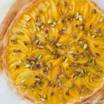 Peach and Pistachio Tart Peach and Pistachio Tart