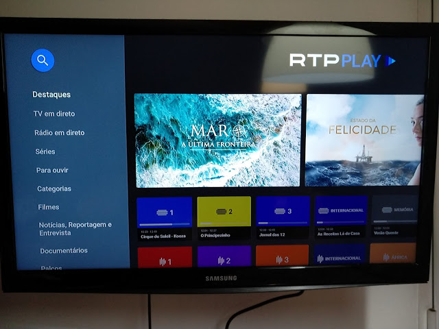 Aplicação RTP Play já disponível nas TVs inteligentes da Samsung